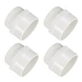 thumbnail image 1 of Uxcell 4Pcs Unión de Accesorios de Tubo Adaptador Macho de 2.5" Conector de Rosca Adaptadores de Drenaje de Fregadero para Conectar Tuberías, Blanco, 1 of 6