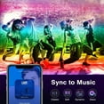 thumbnail image 4 of 2 Packs RGBW Floor Lamps LEDs Light Bar Music Colorful Atmosphere Ambiance Backlight Decoration Lighting, 4 of 8