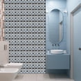 thumbnail image 5 of mnjin 10 pieces mosaics tile stickers peel and stick waterproof self adhesive granites flooring 3d wall tile stickers for kitchen bathroom living room b, 5 of 9