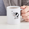 thumbnail image 4 of CafePress - Cow Goes Moo Greek Mu Funny Math Teacher Mugs - 11 oz Ceramic Mug - Novelty Coffee Tea Cup, 4 of 4