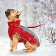 thumbnail image 6 of Pet Artist Waterproof Dog Coat Winter Fleece Clothes Reflective Pet Jacket Jack Russell Pug, 6 of 18