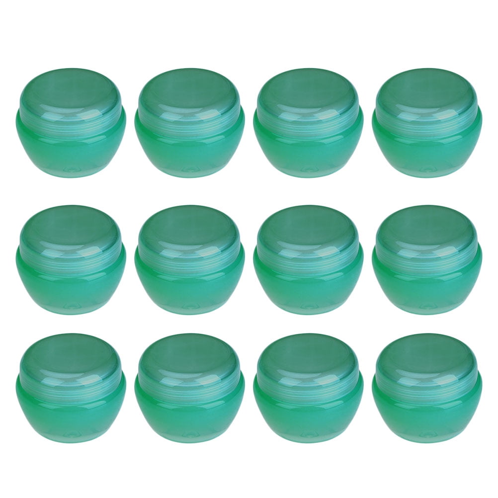 NUOLUX 40pcs 5g Mushroom Shape Cream Jar Travel Lotion Containers