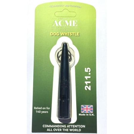 Acme 4850 Hz Plastic Dog Training Whistle, Black - Model No. 211.5
