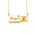thumbnail image 1 of Culture   Amah Pattern Letter Envelope Necklace Pendant Jewelry, 1 of 3
