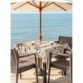 thumbnail image 3 of Outdoor Tablecloth with Umbrella Hole for Patio/Picnic/Party/Camping, Brown Farmhouse Waterproof Table Cloth Square Cover Washable, Retro Country Stars Rustic Branches Berry (60"x 60"), 3 of 8