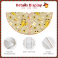 thumbnail image 3 of Sikiie Cute Bee Gnomes Nativity Christmas Tree Skirt, Jesus Christian Winter Holiday Tree Mat Decoration(30-48IN)48", 3 of 6