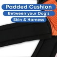 thumbnail image 5 of Pawtitas Padded Reflective Dog Harness Extra Extra Small Orange Dog Harness, 5 of 9