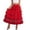 Red, variant on QHFBli Womens Long Maxi Tulle Skirts A Line Ruffle High Waisted Tiered Layered Mesh Tutu Skirt Petticoat