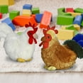 thumbnail image 4 of Aurora Mini Flopsie Bundle of 6" Floppy Beanbag Chicken & 6" Rooster Stuffed Animals - New Chicken & Cocky Rooster, Multicolor, 4 of 5