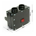 12V 500W Car Heater Kit, High Power Overheating Protection Fast Heating