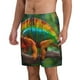 thumbnail image 2 of Fotbe Chameleon Trajes de Baño Estampados para Hombre, Shorts de Verano de Secado Rápido, Ropa de Playa, Bañadores-Large, 2 of 6