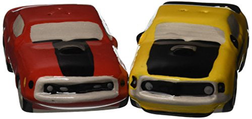MACH 1 & BOSS 302,WG FORD CARS Details about   2 pc CERAMIC MAGNETIC SALT & PEPPER SHAKERS SET 