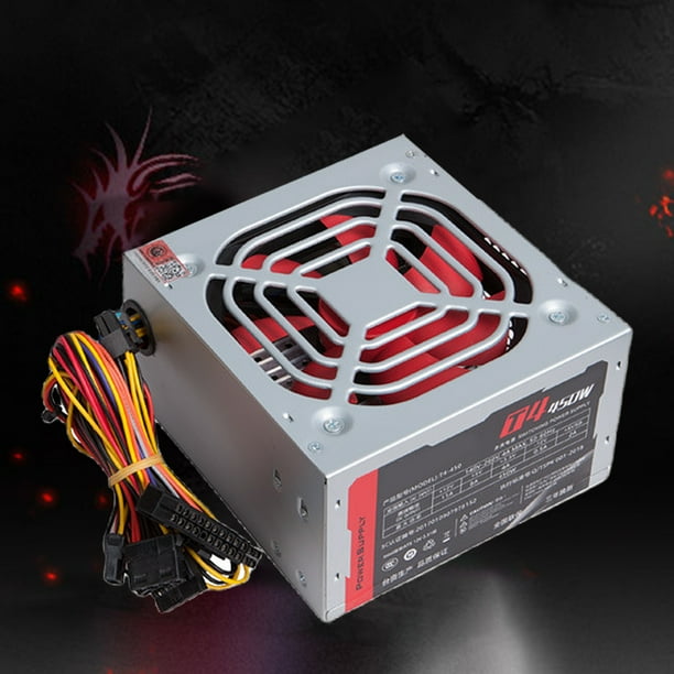 Poder De La Pc Fuente De Alimentación Para Computadora 200W Atx Fuente De Alimentación Peak 450W 4Pin 2 Sata Para Pc De Escritorio WDOplteas Para estrenar
