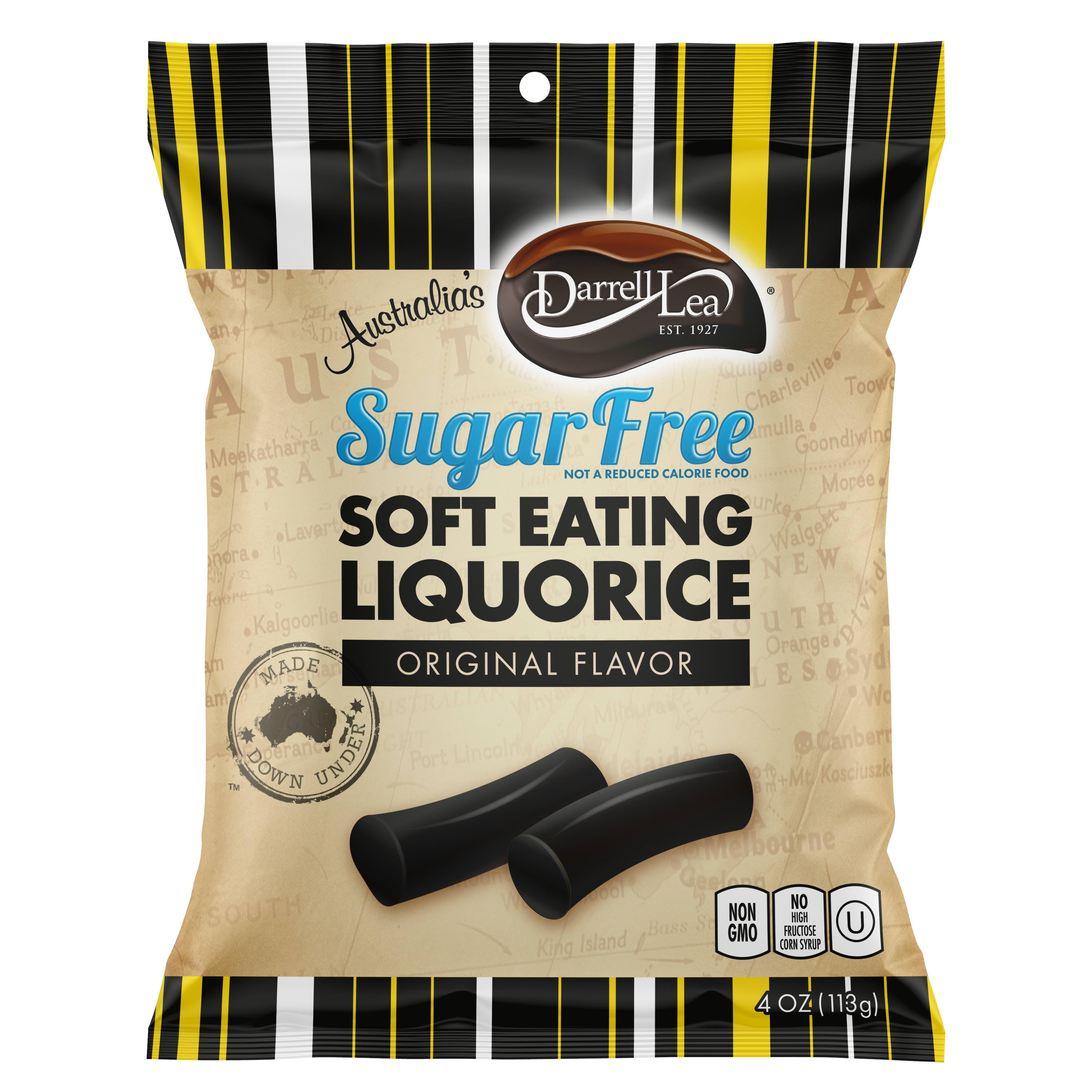 Darrell Lea Soft Eating Liquorice, Sugar Free Original