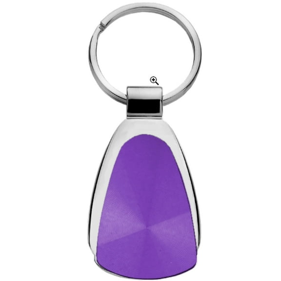 Plain Teardrop Key Chain (Purple)