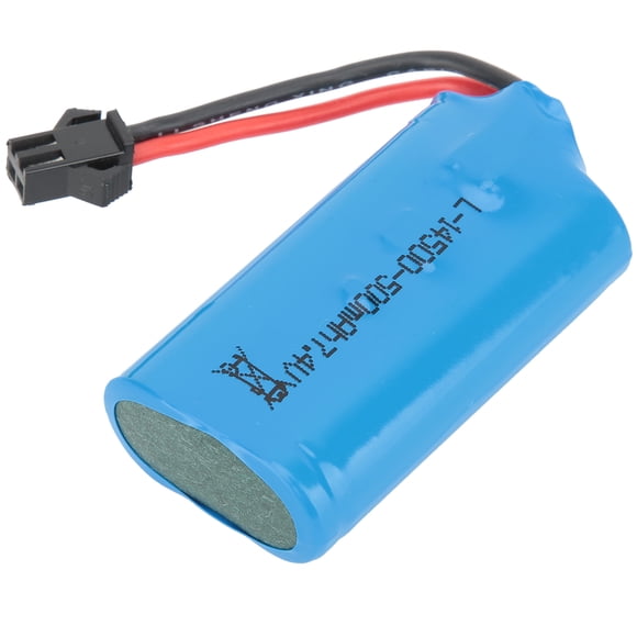 Batería de actualización rc Accesorio de coche RC Actualización 74V 500mAh Batería apta para FY004 6WD 1/16 RC Car TruckBlue ANGGREK Otros
