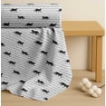 thumbnail image 4 of Soimoi Black Cotton Poplin Fabric Dot & Cat Animal Decor Fabric Printed Yard 56 Inch Wide, 4 of 7