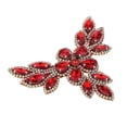 thumbnail image 1 of Apliques de imitación de cristal Hugo 1 Uds rojo Coser en apliques de diamantes de imitación, 1 of 8