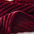 thumbnail image 4 of Flannel Blanket, 39 x 47 Inch Small Soft Warm Fleece Throw for Kids Toddlers Pets Sofa Nap and Nursery Room Decoration, Wine, 4 of 4