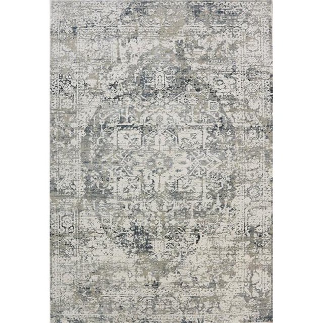 Dynamic Rugs AT463372190 4 ft. x 5 ft. 7 in. Astoria 3372 Rectangle Contemporary Area Rug - 190 Cream & Grey