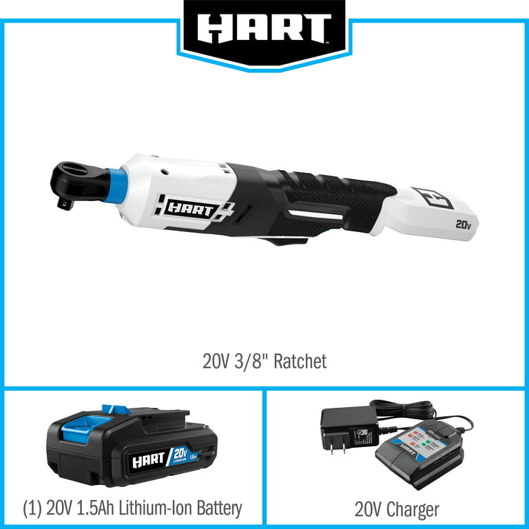 HART 20-Volt Cordless Multi-Tool Kit, (1) 1.5Ah Lithium-Ion Battery 