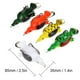 thumbnail image 2 of 5pcs Señuelos Higoodz Crankbait Suave Verde Amarillo Rojo Blanco Verde Oscuro, 2 of 8