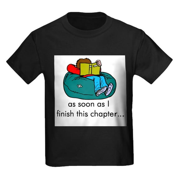 CafePress - Reading T Shirt - Dark T-Shirt Kids XS-XL