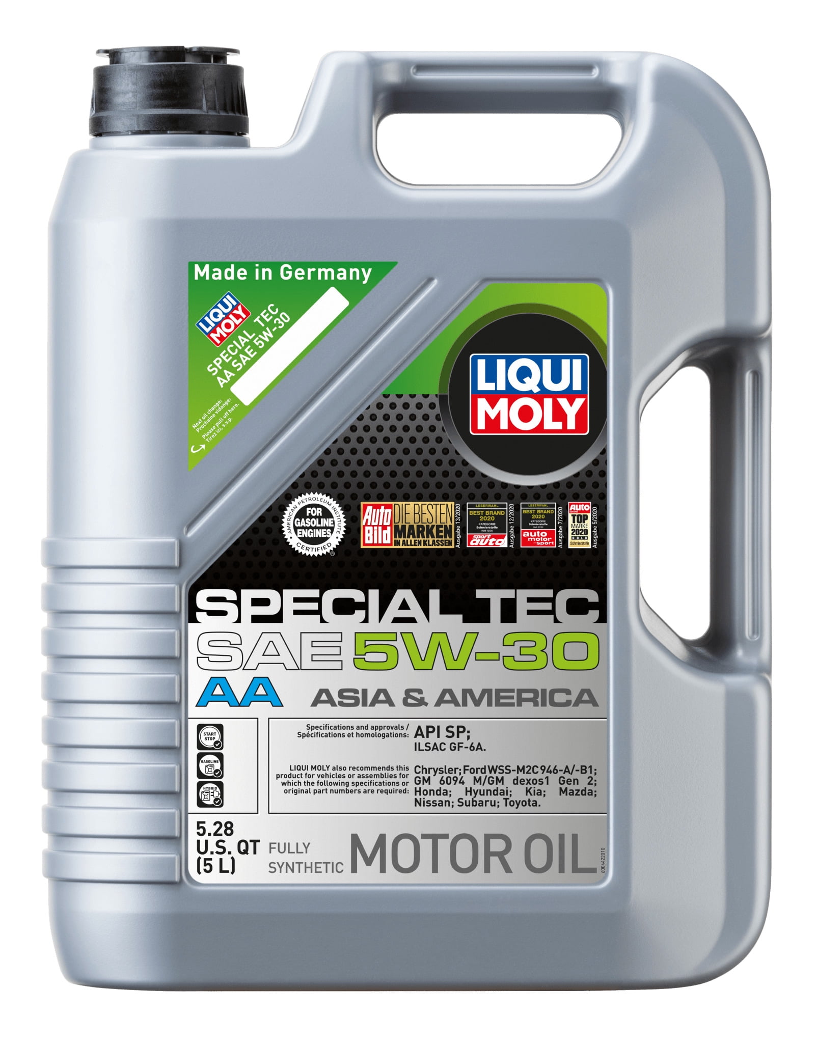 LIQUI MOLY Special Tec LL Synthetic Blend Motor Oil, 5W-30