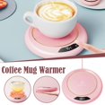 thumbnail image 3 of USB Mug Warmer Useful Insulation Plate Coffee Cup Warmer Kitchen For Office N7M6, 3 of 7