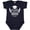 Navy Blue, variant on Class of 2035 with Graduation Cap and Wings Boys or Girls Baby Bodysuit