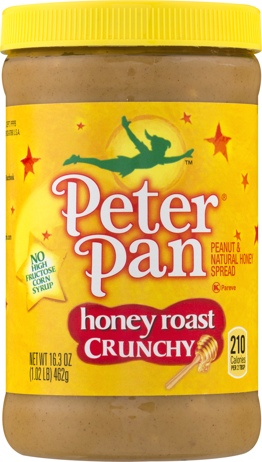 3 Pack Peter Pan Crunchy Honey Roast Peanut Spread 16 3 Oz Walmart Com Walmart Com