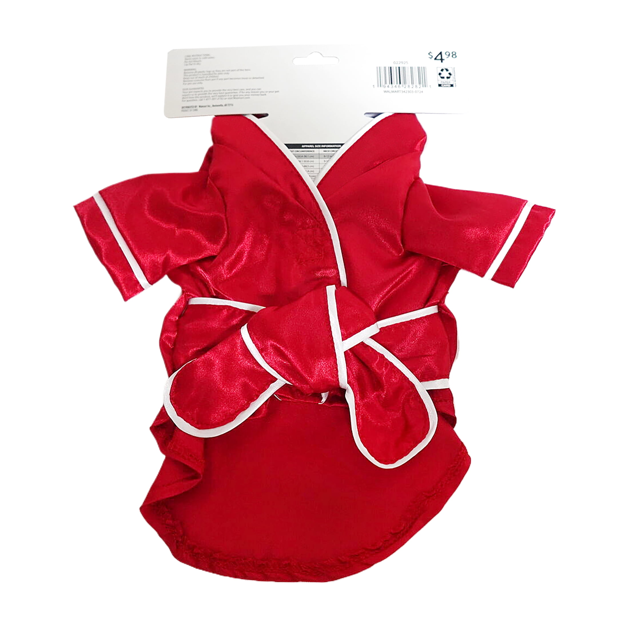 Vibrant Life Valentine's Day Pet Robe, XOXO, Red, Small