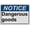 Warning Sign 4, variant on Industrial ANSI Horizontal Hazardous Material Warning Sign - 8"x12" Weatherproof, UV Resistant for Indoor/Outdoor Workplace (Dangerous goods)