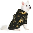 thumbnail image 3 of Bingfone Christmas Gold Deers1 Dog Clothes Hoodie, Pet Winter Coat,Puppy Sweatshirts For Small Dogs Boy Girl,Suitable For All Breeds-Xx-Large, 3 of 9