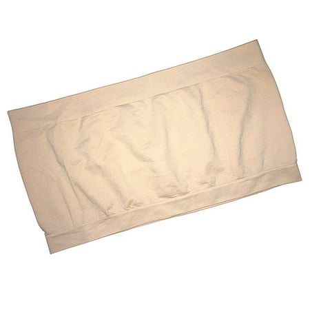 

PEASKJP Plus Size Bandeau Bras for Women Stretchy Women s Strapless Bra Non-Slip Silicone Bandeau Bra Seamless Wireless Tube Top Bra Khaki One Size