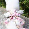 thumbnail image 3 of Dog Bowknot Harness Set Cute Kitten Harness And Leash Set For Dogs Cat Chihuahua Lace Print Party Vest, 3 of 6