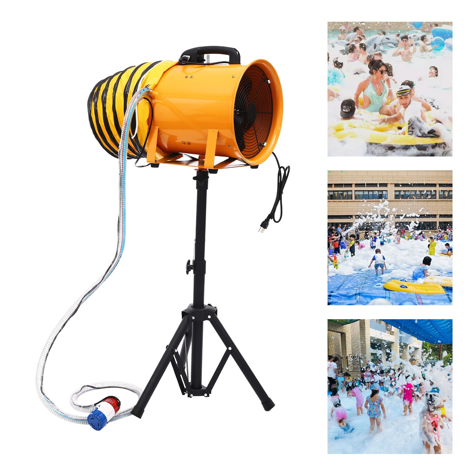 520W Foam Machine for Party, Foam Maker, Sturdy Metal Body, Professional Foam Machine for Stage Shows, Events, Festivals, Playground, 110V