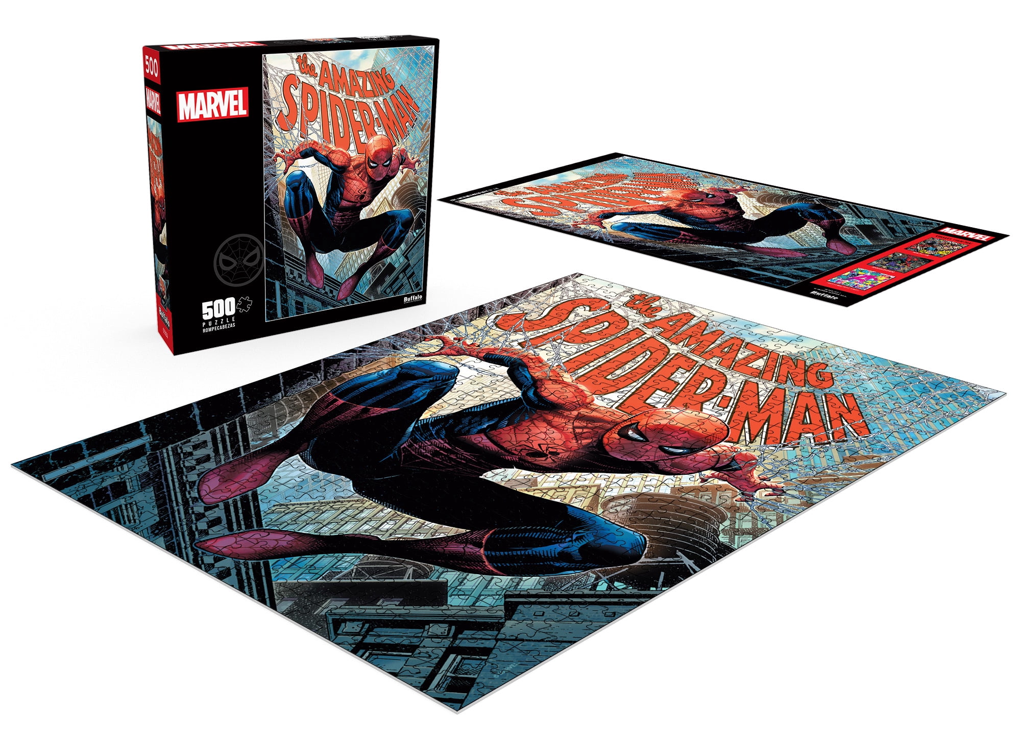 Buffalo Games 500-Piece Marvel The Amazing Spider-man Adult Interlocking Jigsaw Puzzle