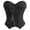 Black, variant on PMVFHDE Waist Trainer Corset Firm Control Bustier With Built In Bra Cups Underwire Side Zipper Wrap Lace Up Back Strapless Tube Top Shapewear Bodysuit Trimmer