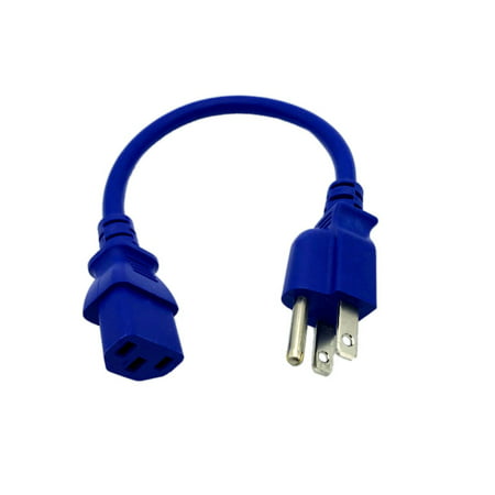 Kentek 1 Ft Blue Ac Power Cable Cord For Lg Tv 37lc2d 37lc7d