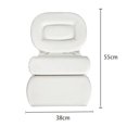 thumbnail image 4 of Miumaeov Tub Spa Pillow Suction Cups Bath Cushion Neck Back Support, 4 of 12