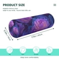 thumbnail image 3 of Cylindrical Pillow Decorative Neck Roll Pillow with Removable Washable Cover Roll Pillow for Knee Leg Neck Purple Rose, 3 of 7