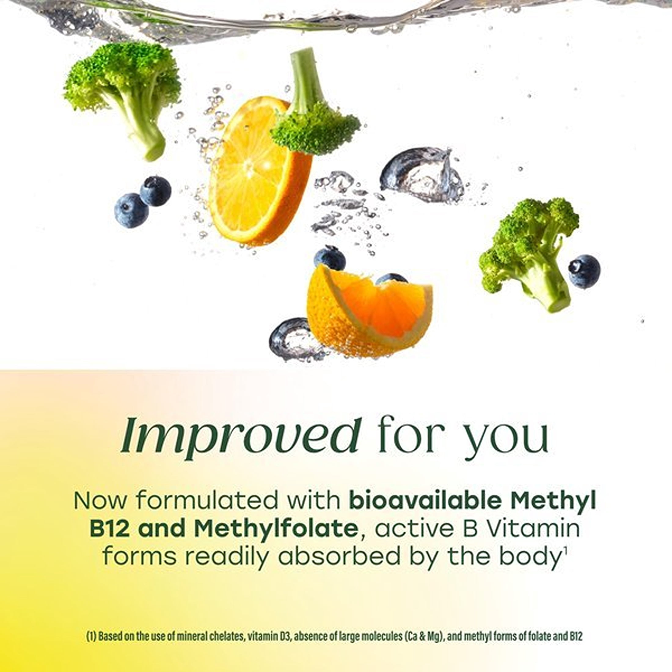 MegaFood Women's 40+ Multivitamin - Vitamins B12, B6, C & D3, Zinc & Iron - 60 Servings