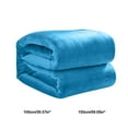 thumbnail image 3 of OAVQHLG3B Solid Color Flannel Throw, Lightweight Cover Blanket, Sofa Nap, Layerable Bedding, 3 of 6
