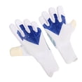 thumbnail image 2 of Un par de guantes de portero de fútbol con agarre fuerte en la palma, protección para los dedos, látex antideslizante y nailon, guantes de portero de fútbol transpirables de 8 pulgadas, 2 of 14