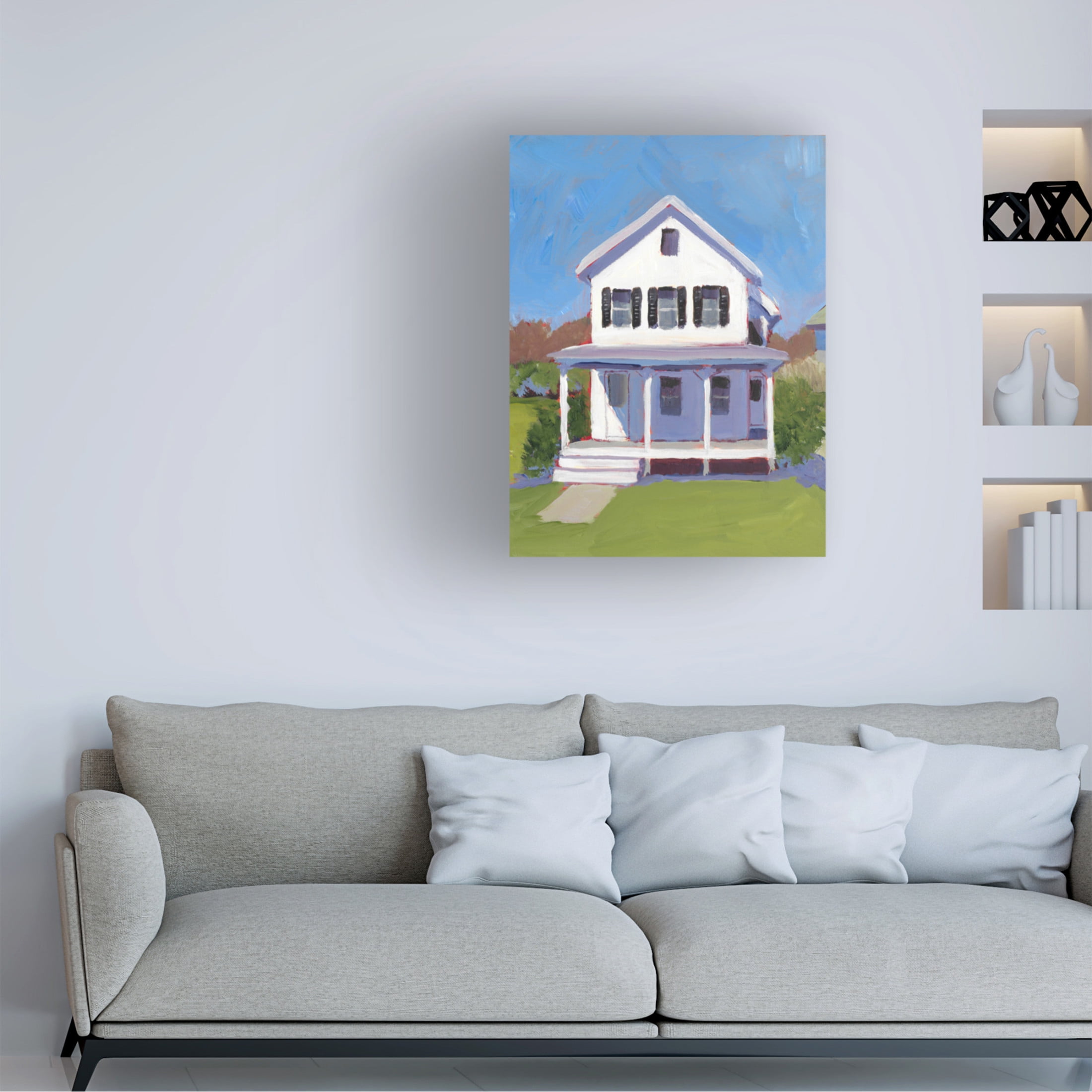 Trademark Fine Art Carol Young Victorian Home II Canvas Wall Art