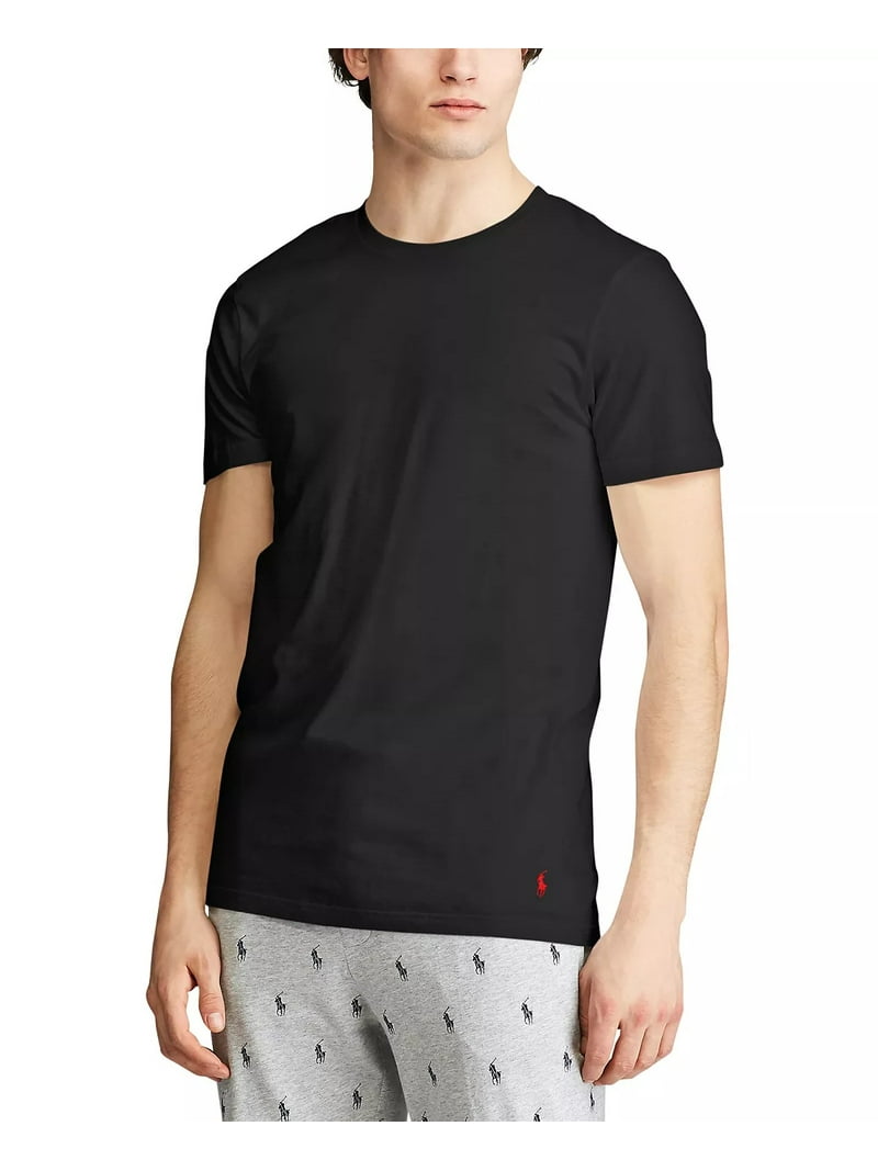 (取寄) ラルフローレン メンズ 5 パック コットン クラシック クルーズ Polo Ralph Lauren men Polo Ralph Lauren 5 Pack Cotton Classic Crews 5 White/Cruise Navy Polo Ralph Lauren BLACK Men's Cotton Classic Crews T-Shirt 5 Pack