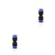thumbnail image 4 of Conectores de tubo neumático Riwesomey 10x negros alta resistencia a la presión 6 mm 2piezas, 4 of 6