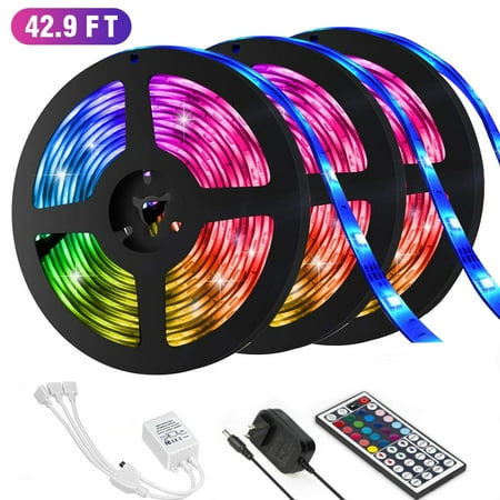 

AlexTong RGB Led Strip Lights 49.2 Feet Color Changing Led Lights with Remote for Bedroom Ceiling