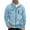 A-Light Blue400, variant on XIAOCHA Men's Athletic Jacket Fleece Stand Collar Retro Zipper Top Fall Winter Warm Outdoor Hiking Sweatshirts